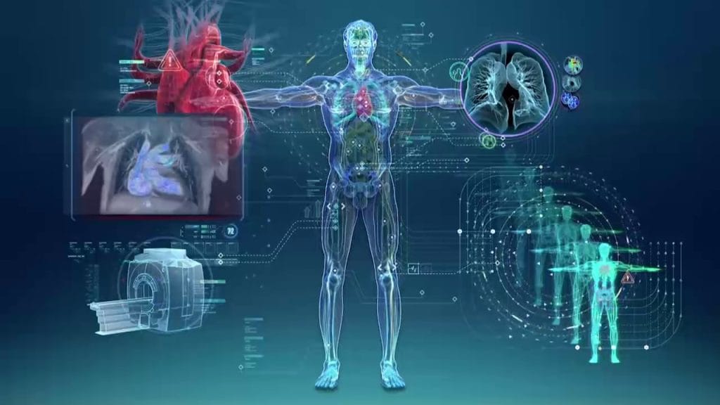 Image illustrant l’utilisation de l’intelligence artificielle en radiologie pour des diagnostics précis et rapides.
